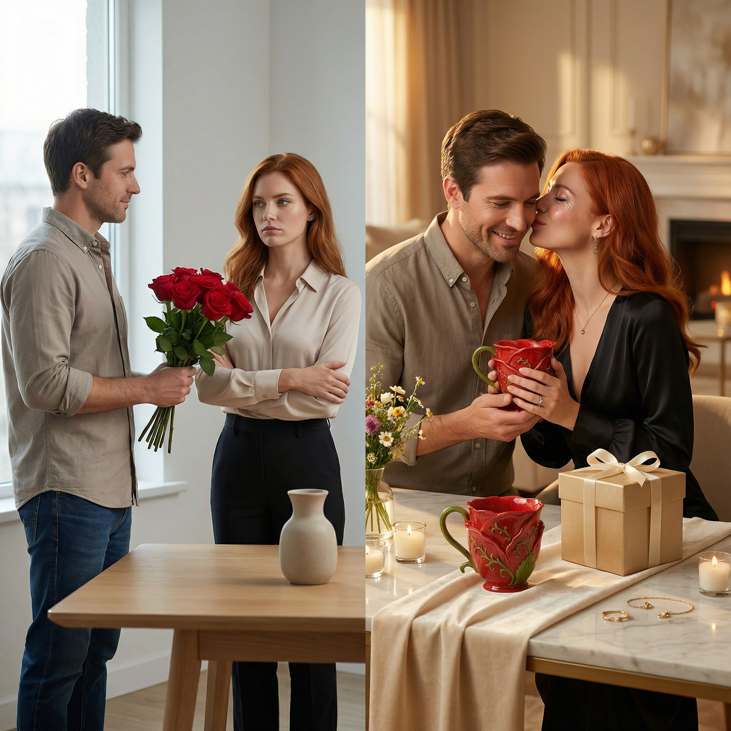 Soulora™  Elegant Rose Cup