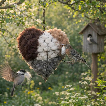 Fiber Bird Nesting Heart-HEATWOLF