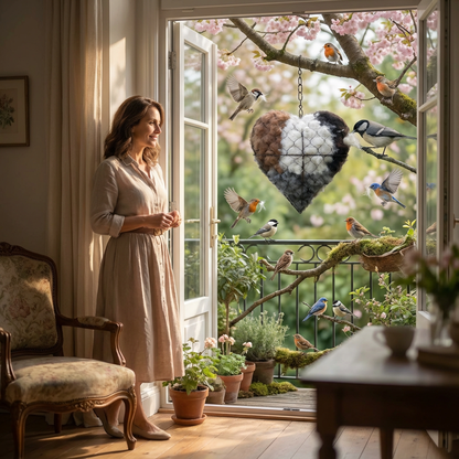 Fiber Bird Nesting Heart-HEATWOLF