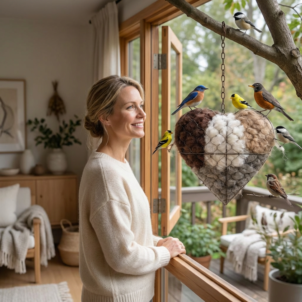 Soulora™ Fiber Bird Nesting Heart-HEATWOLF