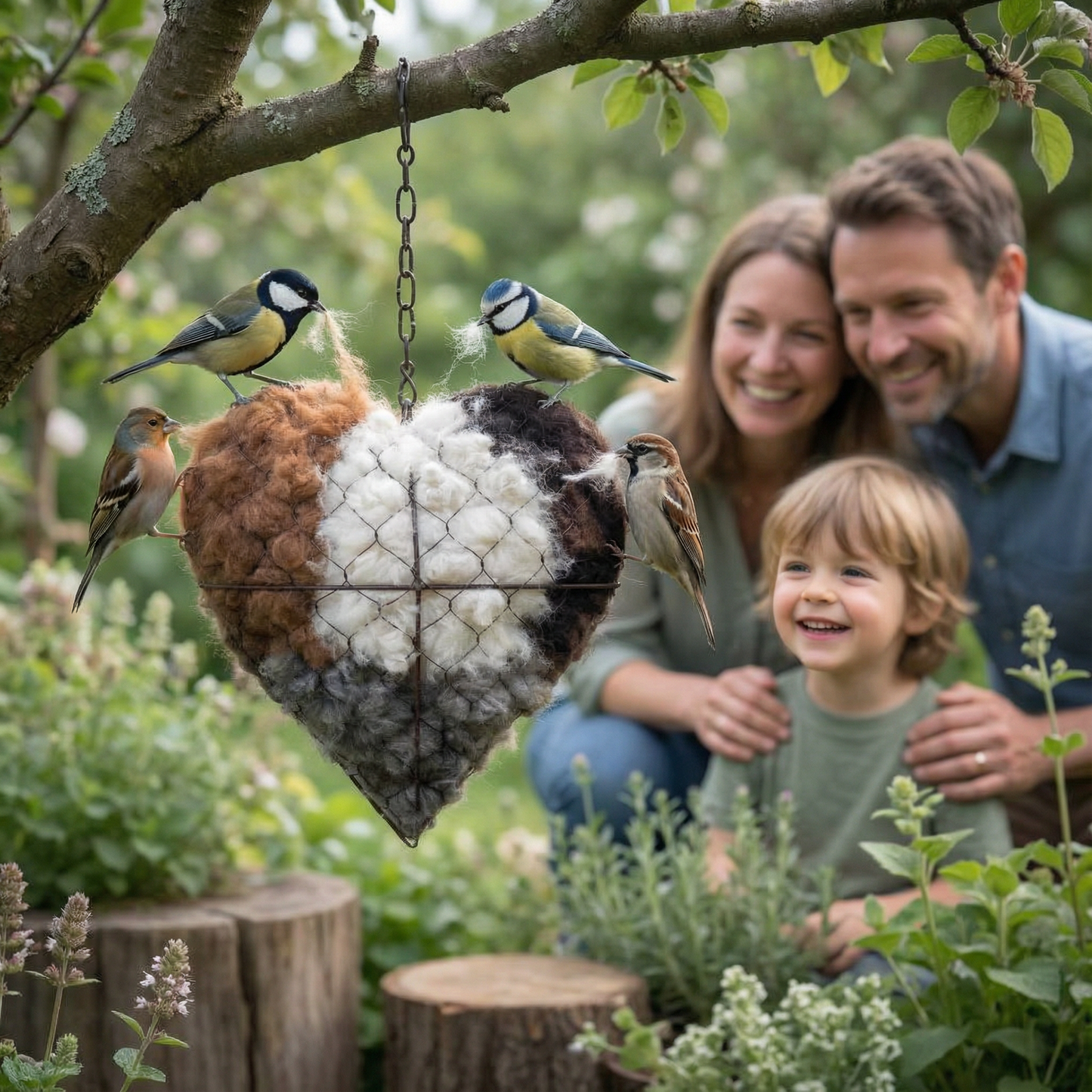 Soulora™ Fiber Bird Nesting Heart-HEATWOLF