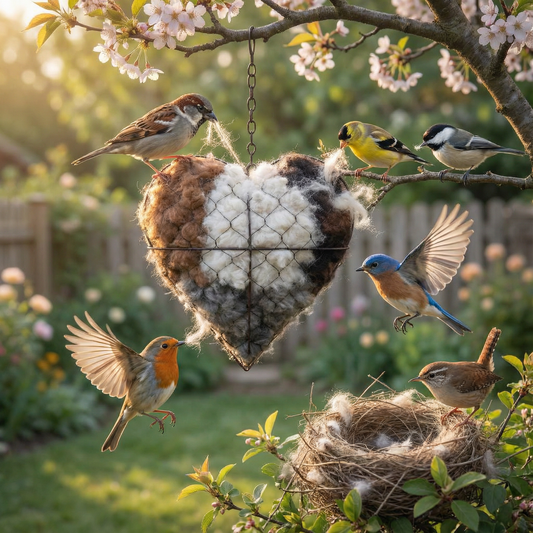 Fiber Bird Nesting Heart-HEATWOLF