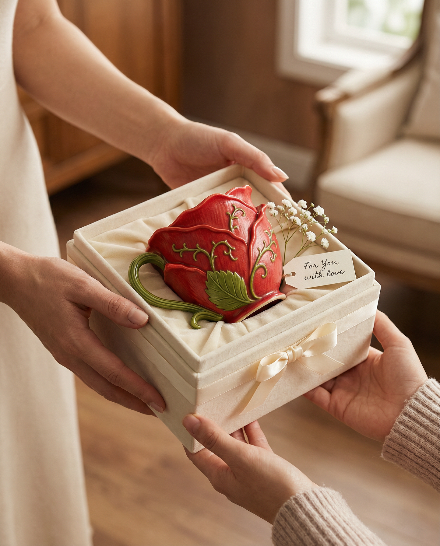 Soulora™  Elegant Rose Cup